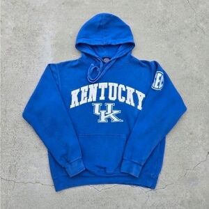 University Of Kentucky Mens Size XS Blue Embroided University Hoodie